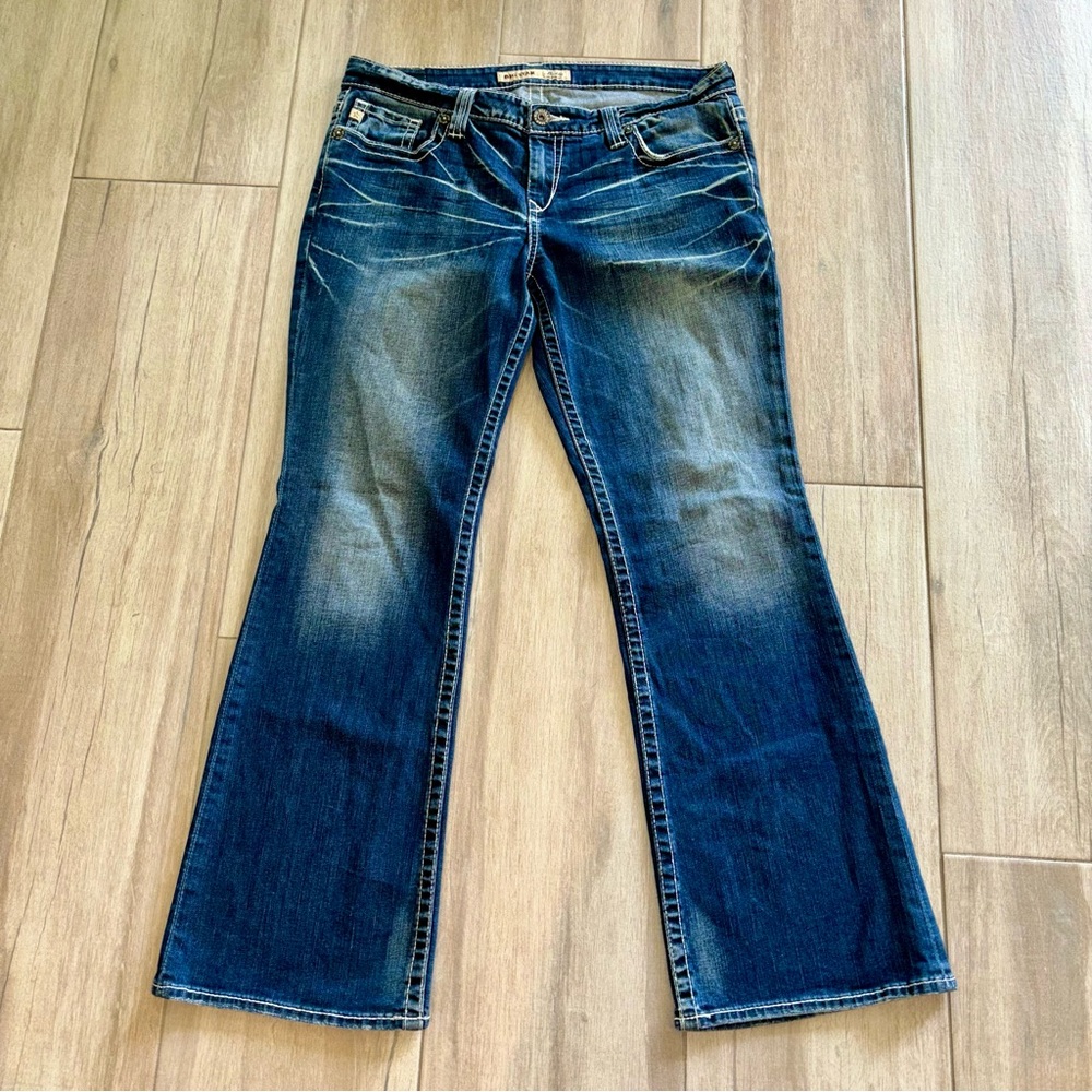 Big Star Maddie Wide Leg Mid Rise Bootcut Size 32